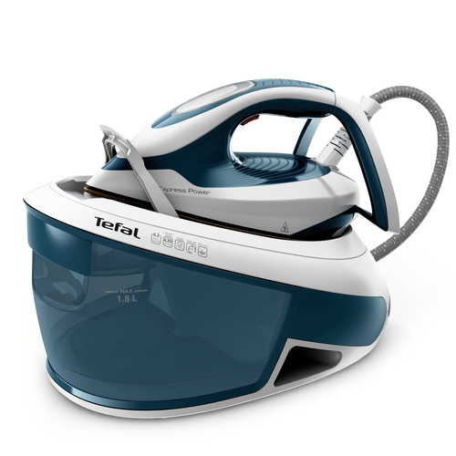 Парогенератор Tefal Express Power SV8111E0 темно-лазурный/белый, 2800 Вт, 120 г/мин, 430 г/мин, 1800 мл