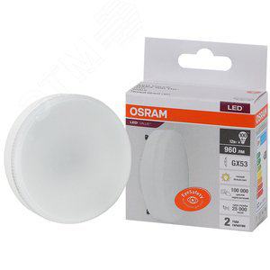 LEDVANCE 4058075582156 Лампа светодиодная LED 12 Вт GX53 3000К 960Лм таблетка 220 В  (замена 100Вт) OSRAM