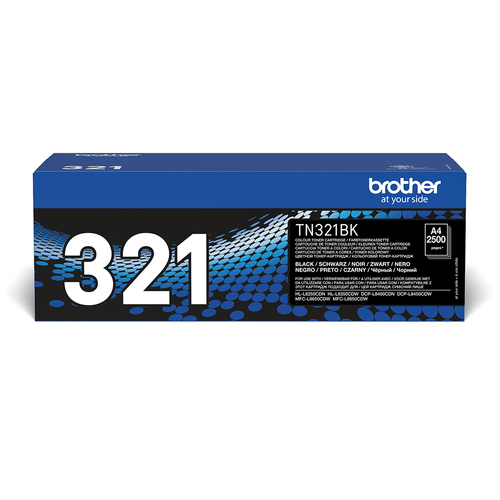 Тонер-картридж Brother TN-321BK Black  для  HL-L8250CDN/L8350CDW/DCP-L8400CDN/L8450CDW/MFC-L8650CDW/L8850CDW