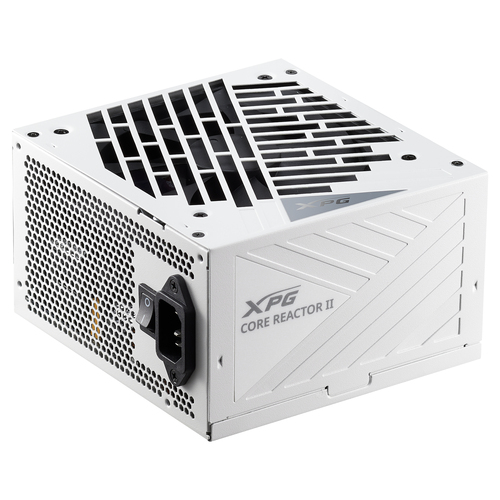 XPG CORE REACTOR II 850 white (ATX 3.1 850W, Full Modular, PWM 120mm FDB fan, Active PFC, DC to DC,Half-Bridge & LLC converter, 80+ GOLD, all Japanese capasitors, белый ) RET