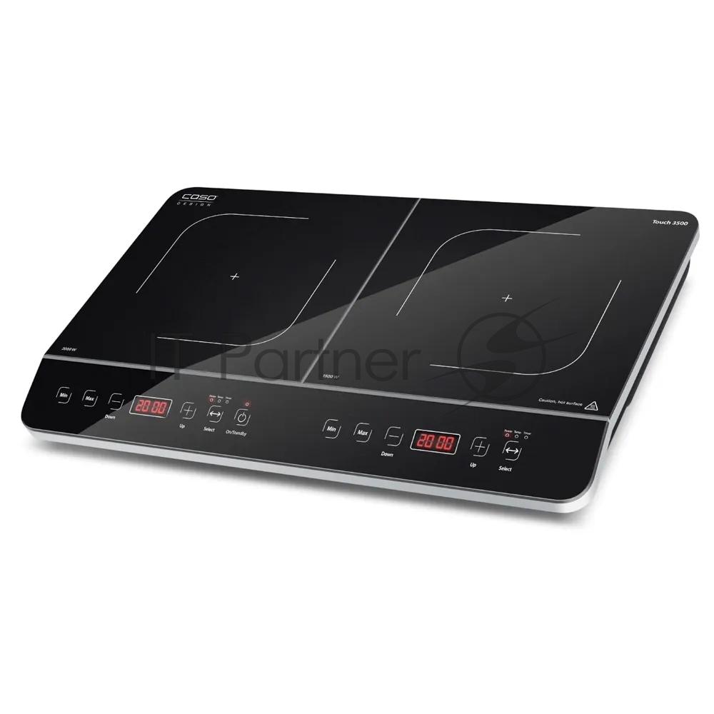 Плита настольная электрическая Caso Touch 3500 черный, 3.5 кВт, индукция, конфорки - 2, стеклокерамика, сенсор