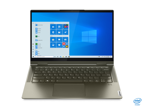 Ноутбук Lenovo YOGA 7 14ITL5 14.0" FHD Touch, Intel Core i7-1165G7, 16Gb, 1Tb SSD, no ODD, Win10, зеленый (82BH007SRU)