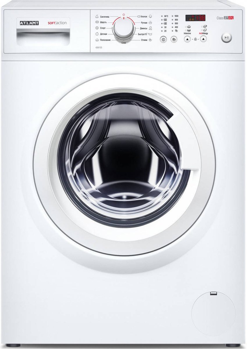 Стиральная машина Атлант СМА-40 М 105-00, фронт., 4кг, A+
