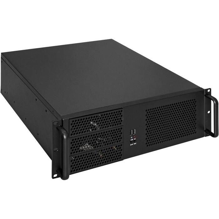 EXEGATE EX293184RUS Серверный корпус Pro 3U390-08 <RM 19", высота 3U, глубина 390, БП 500RADS, USB>