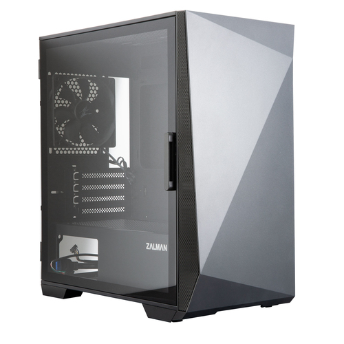 Корпус для ПК Zalman - Z1 ICEBERG, mITX, mATX, 3 SSDх2.5", 2х3.5/2.5", 1xUSB2.0, 2xUSB3.0, Midi Tower, без БП, цвет чёрный, Z1 ICEBERG