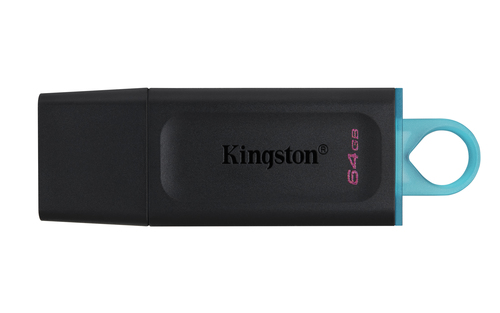 Флэш USB Kingston 64GB USB3.2 Gen 1 DataTraveler Exodia (Black + Teal)/ Kingston 64GB USB3.2 Gen 1 DataTraveler Exodia (Black + Teal)