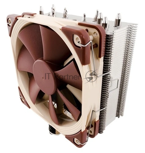 Кулер для процессора Noctua NH-U12S, 120 мм, медь, 1500 об/мин, 22.4 дБ, 4 pin PWM, высота 158 мм