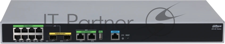 Wi-Fi-контроллер Dahua include 64 AP license WAN 2*2.5GE,LAN 8*GE + 2*10GE SFP+