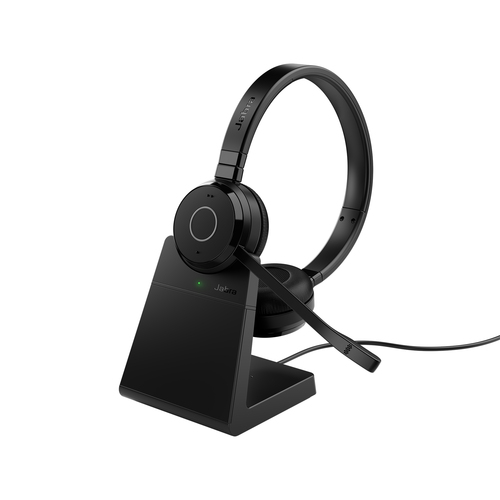 Беспроводная гарнитура Jabra Evolve 65 TE, Link 390a MS Stereo Stand (6699-833-399)