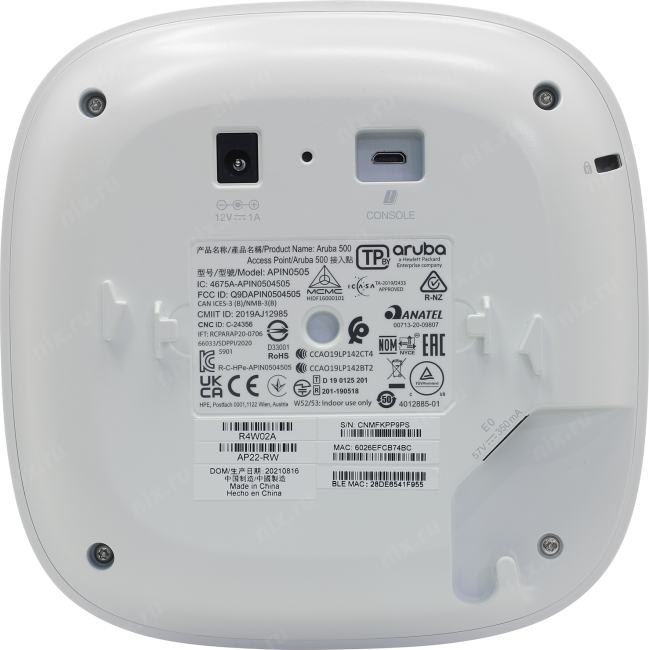 Aruba Instant On <R4W02A> Wireless  Access  Point