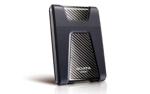 Жесткий диск внешний/ Portable HDD 1TB ADATA HD650 (Black), Silicone, USB 3.2 Gen1, 121x81x21mm, 201g /3 года/