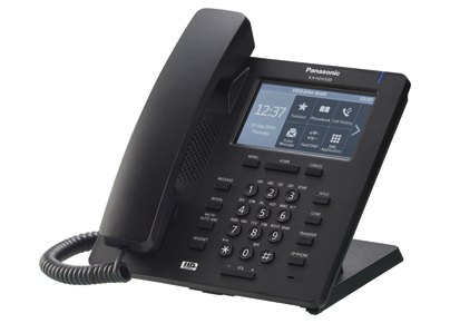 Panasonic (KX-HDV330RUB) Проводной SIP-телефон, 4.3" дисплей(тачскрин), 12 SIP-линии,зап. книжка на 500 аб., 2-Ethernet порта,PoE, спикерфон
