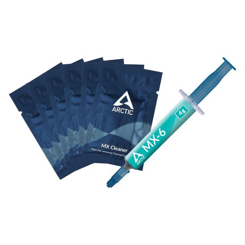 Термопаста ARCTIC MX-6 Thermal Compound 4 грамма with 6pcs MX Cleaner ACTCP00084A