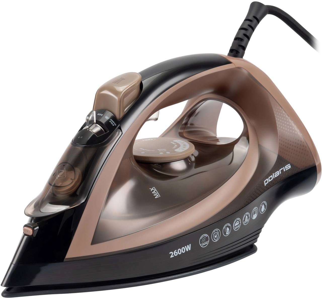 Утюг Polaris PIR 2605AK, 2600Вт, черный