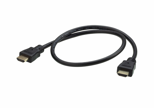 Кабель Aten ProAV black: 0.6 м HDMI 2.0b/Ethernet Высокоскоростной кабель
