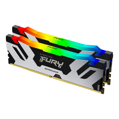 Память DDR5 2x48GB 6400MHz Kingston KF564C32RSAK2-96 Fury Renegade XMP RGB RTL Gaming PC5-51200 CL32 DIMM 288-pin 1.4В dual rank с радиатором Ret
