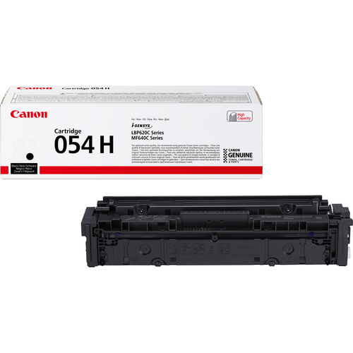 Картридж лазерный Canon 054H BK черный, увеличенной емкости для Canon i-Sensys LBP621Cw, Canon i-Sensys LBP621, Canon i-Sensys LBP623Cdw, Canon i-Sensys LBP623, Canon i-Sensys MF641Cw, Canon i-Sensys MF641, Canon i-Sensys MF643Cdw, Canon i-Sensys MF643, Canon i-Sensys MF645Cx, Canon i-Sensys MF645 3100 стр