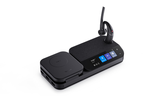 Гарнитура беспроводная Yealink BH71 Workstation, Bluetooth, накладные, черный, BH71 Workstation