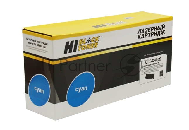 Расходные материалы Hi-Black CLT-C406S Картридж для Samsung CLP-360/365/368/CLX-3300/3305/3307, C, 1500 стр.