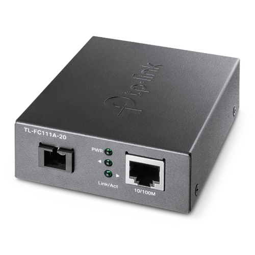 TP-Link <TL-FC111A-20> 100Base-T to SM 100Base Media Converter  (1UTP, 1SC, SM)