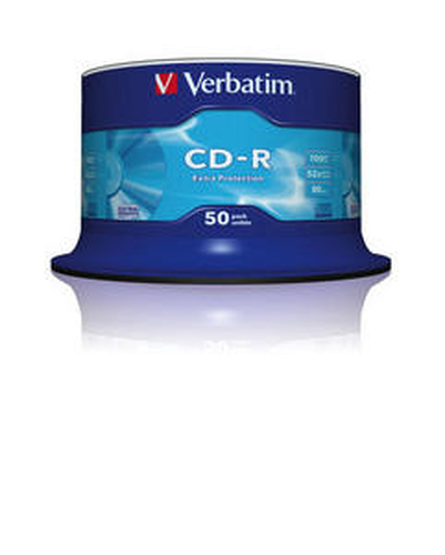 CD-R Verbatim   700Mb 52x sp. (уп.50  шт)  на шпинделе  (43351)