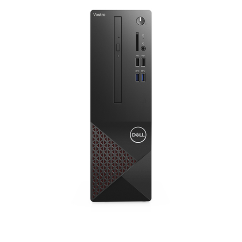 3681-3203 ПК DELL Vostro 3681, Core i3 10100, DDR4 4ГБ, 256ГБ(SSD), UHD630, DVD-RW,  CR, Linux Ubuntu