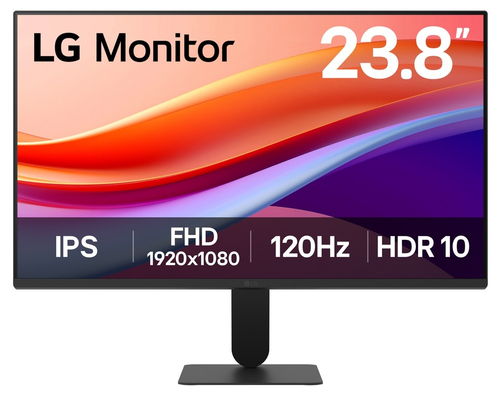 Монитор 23.8" LG 24U411A-B IPS, 1920x1080, 120Hz, 5ms, 250сd/m, 1500:1, HDR10 | VGA, HDMI(2.0) | ExPSU, Vesa 100, Black