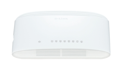 Коммутатор D-LINK DGS-1008D/R1A 8 портов (8x1000Mbs, неуправляемый, настольный, корпус-металл) (DGS-1008D/R1A)