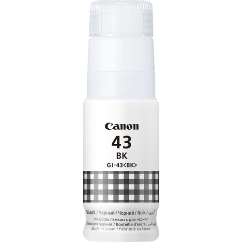 Чернила Canon GI-43BK для СНПЧ Pixma G540 / G640, черные, 3700 стр. (4698C001)
