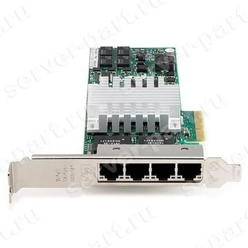 HP Ethernet 1Gb 4-port Adapter (Intel) 4xRJ45 LP PCI-E4x 2.0