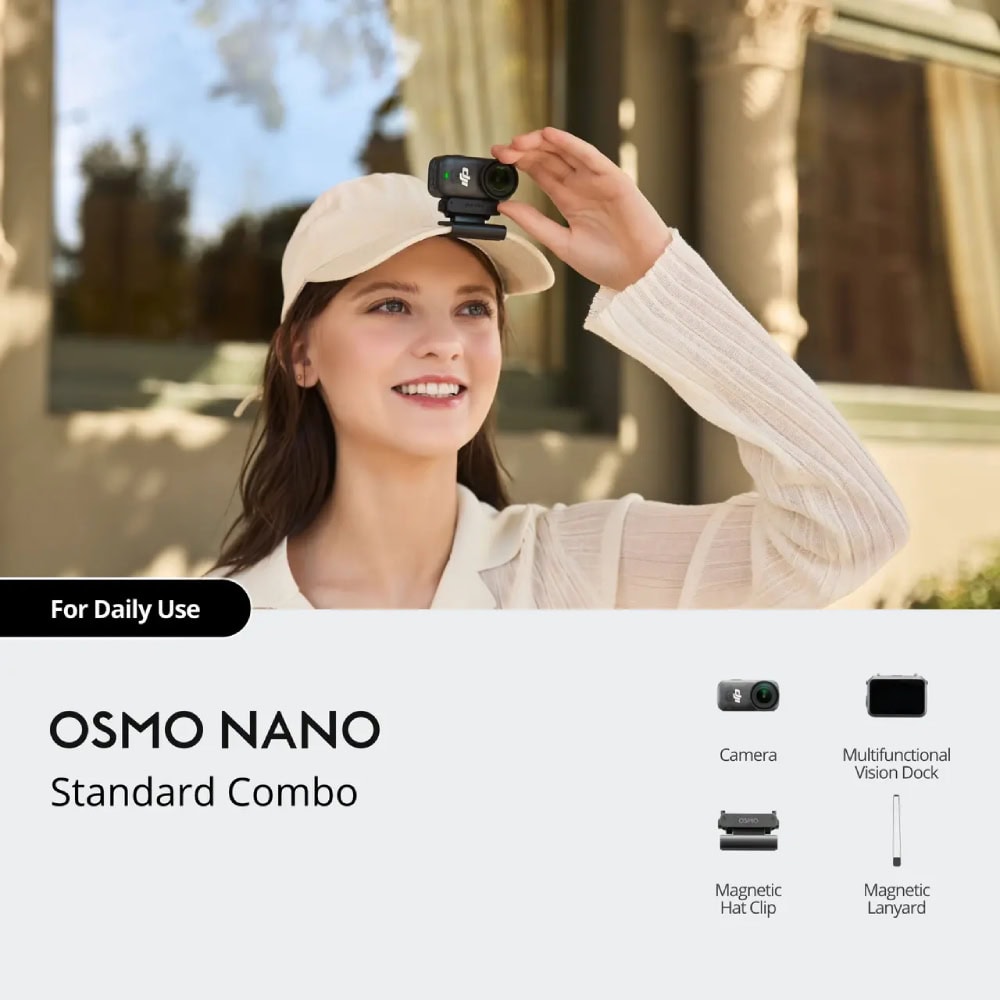 Экшн-камера DJI Osmo Nano Standard Combo (64 ГБ)