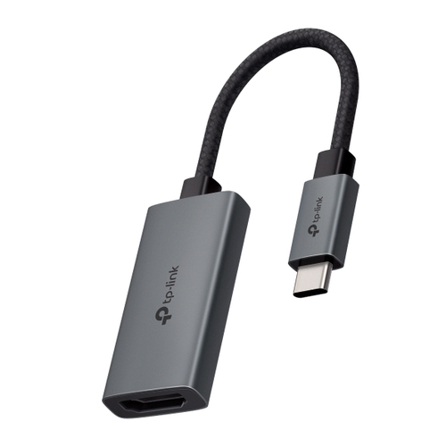 Переходник TP-Link UA520C USB Type-C (m) HDMI (f) 0.1м серый/черный (коробка)