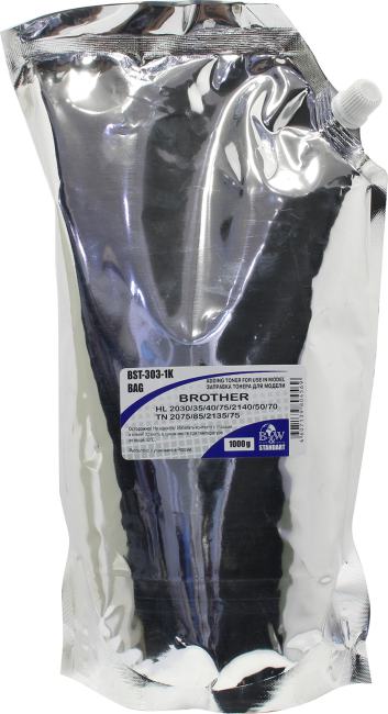 Тонер B&W Standart BST-303-1K-BAG (Brother TN 2075/85/2135/75/HL  2030/35/40/75)  1000г