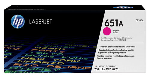 Тонер-картридж HP 651A Magenta для Color LJ Enterprise 700 M775dn/f/z/z+ (16000 стр) ( CE343A )