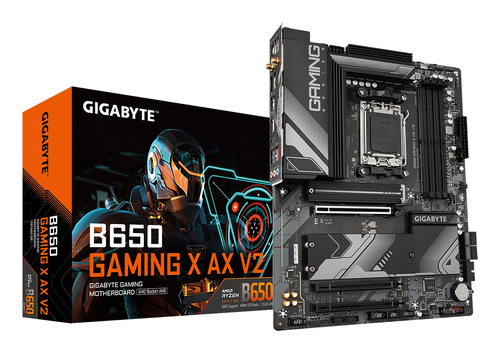 Материнская плата/ MB GIGABYTE AMD B650 sAM5, 4xDDR5(192GB), HDMI 2.1/DP, 1xPCIe 4.0x16, 3xPCIe 3.0x16, 1xLAN, 4xSATA 6Gb/s, 3xM.2, 1xUSB-C, 2xUSB 3.2, 6xUSB 2.0, 1xPS/2, ATX