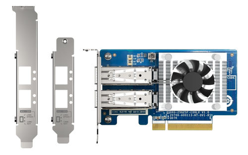 Сетевая карта QNAP - NVIDIA Mellanox ConnectX-6 Lx, 25 Гб/с, SFP28, 2-port, PCI Express, x8, PCIe, QXG-25G2SF-CX6