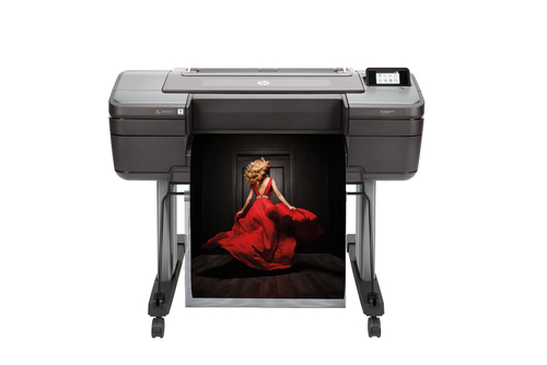 Широкоформатный принтер HP DesignJet Z9+ PS (24",9 colors, pigment ink, 2400x1200dpi,128 Gb(virtual),500 Gb HDD, GigEth/host USB type-A,stand,single sheet and roll feed,autocuttePS)