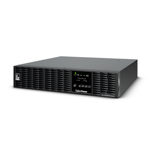 ИБП CyberPower OL1500ERTXL2U, Rackmount, Online, 1500VA/1350W, 8 IEC-320 С13 розеток, USB&Serial, RJ11/RJ45, SNMPslot, LCD дисплей, Black, 0.5х0.6х0.2м., 22.3кг./ UPS Online CyberPower OL1500ERTXL2U 1500VA/1350W USB/RS-232/Dry/EPO/SNMPslot/RJ11/45/ВБМ (8 IEC С13)