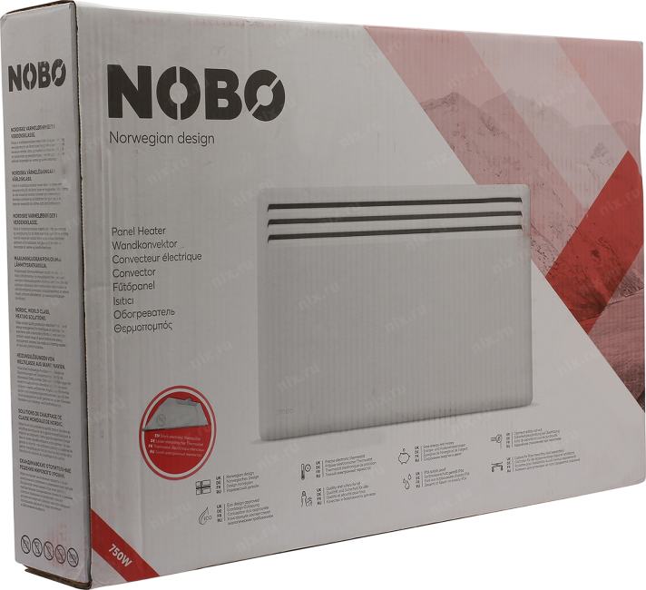 NOBO <NFK4S 07> Конвектор (0.75кВт,  7м2,  IP24)