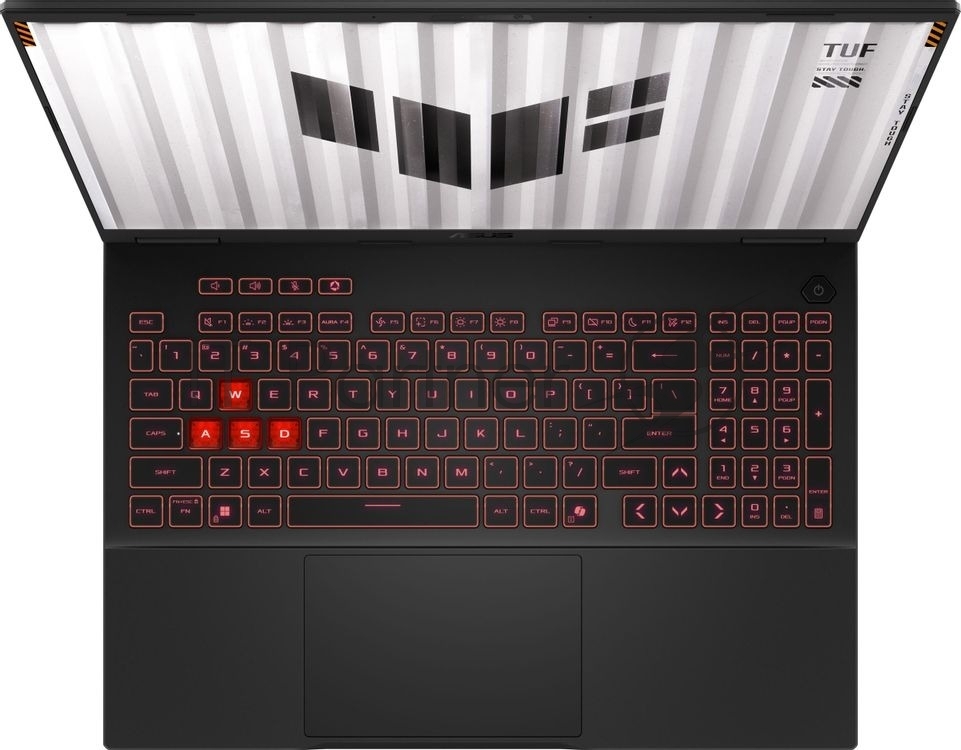Ноутбук Asus TUF Gaming A16 FA608PP-QT006/16"/IPS/AMD Ryzen 9 8940HX/16Gb/512Gb SSD/NVIDIA GeForce RTX 5070 8Gb/без ОС/серый/2.2kg