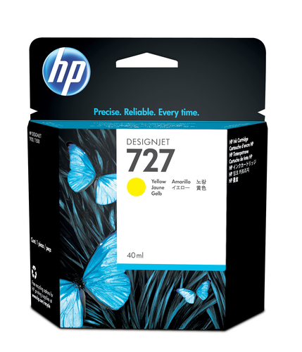 Картридж HP B3P15A HP №727 B3P15A yellow Designjet T920/T1500 ePrinter series 40-ml