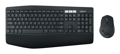 Клавиатура + мышь Logitech MK850 клав:черный мышь:черный USB беспроводная slim Multimedia (920-008486)