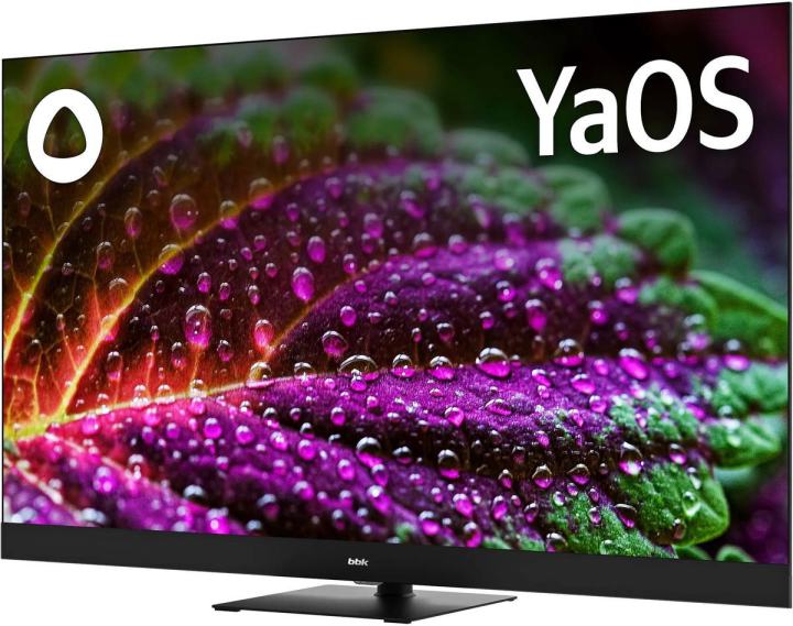 50" QLED ЖК телевизор BBK 50LED-8259/UTS2C (3840x2160, HDMI, LAN, WiFi, BT,  USB, DVB-T2, SmartTV)