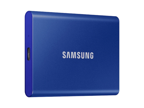 Твердотельный накопитель SSD Samsung T7 Blue External MU-PC2T0H/WW 2TB 1.8" USB 3.2 Gen 2 Type-C, 1050/1000 RTL, (312403)