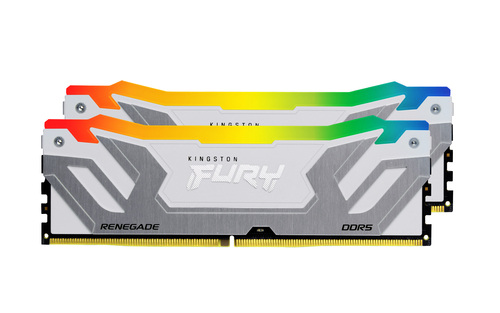 KF588CU42RWA-24 Kingston 24GB DDR5 8800 FURY Renegade White RGB Non-ECC  Unbuffered CUDIMM CL42