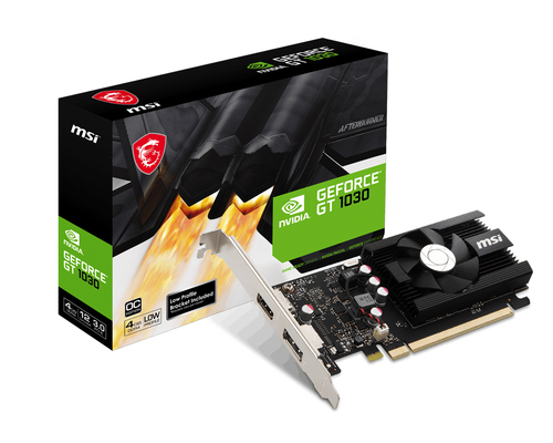 Видеокарта/ GeForce GT 1030 4GD4 LP OC