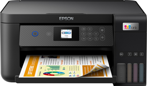 МФУ струйное Epson EcoTank L4260 (C11CJ63415), A4, цветной, печ. до 33 стр/мин. (ч/б) до 15 стр/мин. (цвет), 1440 x 5760 dpi (печать) 1200x2400dpi (скан.), USB, Wi-Fi