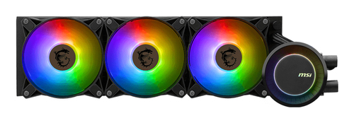 MAG CORELIQUID E360 - Водяное охлаждение для CPU MSI MAG CORELIQUID E360. Socket Intel/AMD, 4pin, Fan 3x120см, ARGB, Black