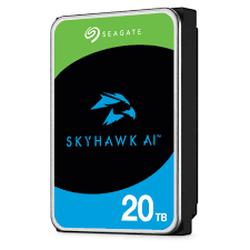 Жесткий диск Seagate SkyHawk AI ST20000VE002 20TB, 3.5", 7200 RPM, SATA-III, 512e, 256MB, для систем видеонаблюдения