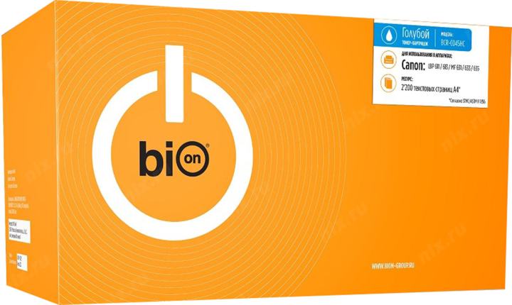 Bion C045HC Картридж для Canon LBP 611, 613, MF 631, 633,  635  (2'200  стр.) Голубой